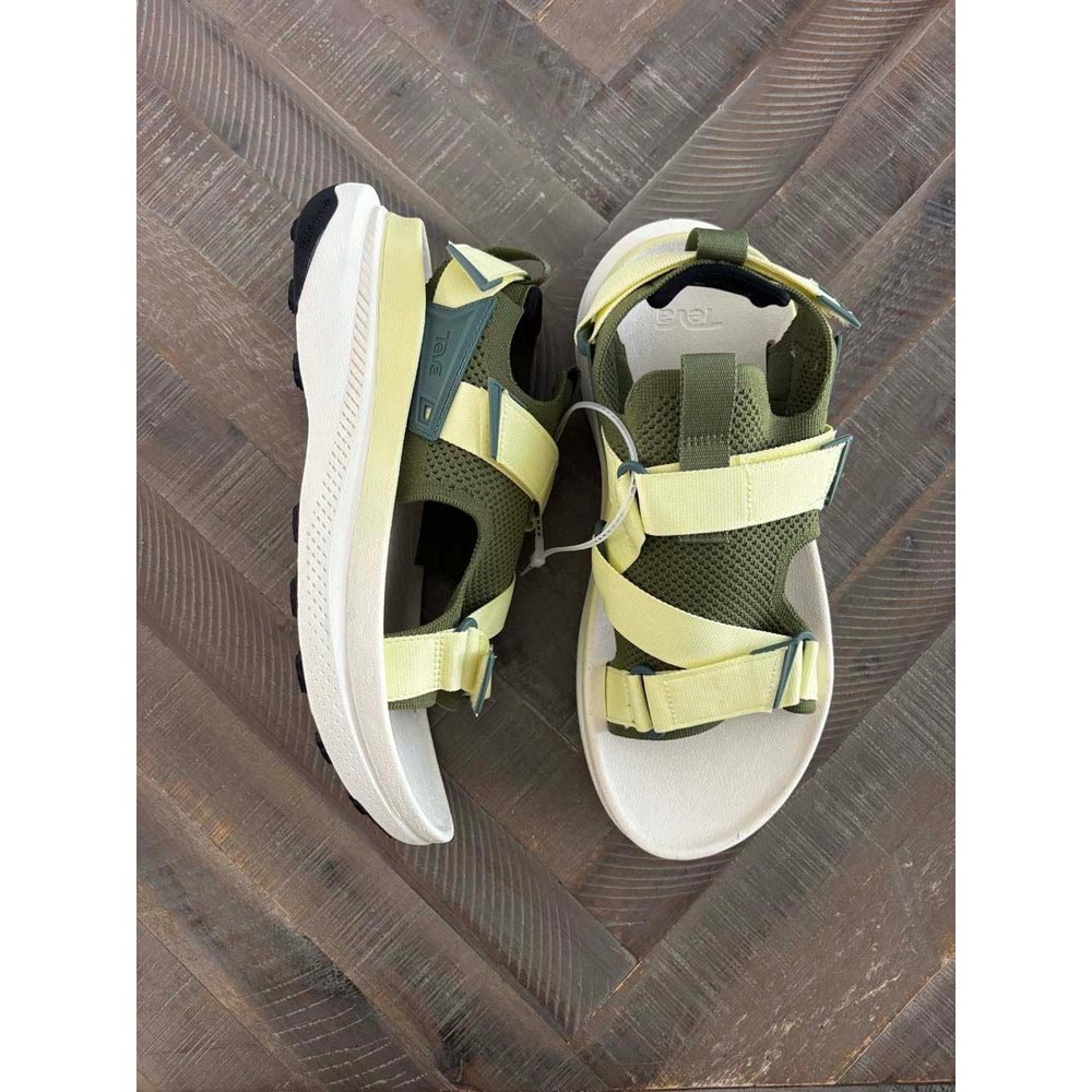 Teva Aventrail Green Yellow Men Hiking Outdoor Trail Sandal Size 10 NEW
